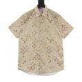 Louis Vuitton Monogram Khaki All-Over Print Short Sleeve Shirt