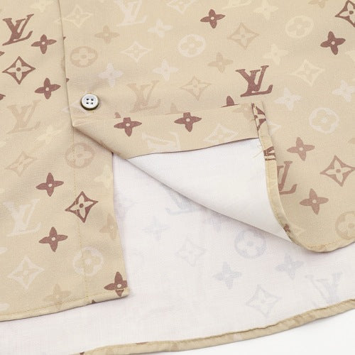 Louis Vuitton Monogram Khaki All-Over Print Short Sleeve Shirt