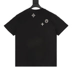 Louis Vuitton Monogram Front & Back Embroidered Short Sleeve T-Shirt
