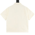 Louis Vuitton Leather-Blend Short-Sleeve Shirt