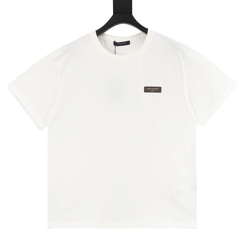 Louis Vuitton Chest Leather Patch Short Sleeve T-Shirt