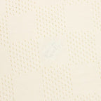 Louis Vuitton Mesh Checkerboard Knit Short Sleeve T-Shirt