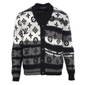 Louis Vuitton Monogram Jacquard Cotton Sweatshirt – Tonal Luxury Streetwear