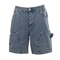 LOUIS VUITTON LV Monogram Jacquard Denim Shorts