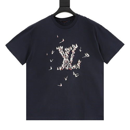 Louis Vuitton SS26 Origami Crane Embroidered T-Shirt