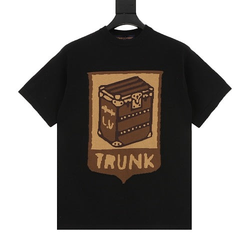 Louis Vuitton SS26 Treasure Trunk Jacquard Knit T-Shirt
