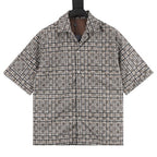 Louis Vuitton SS26 Monogram Check Short Sleeve Shirt