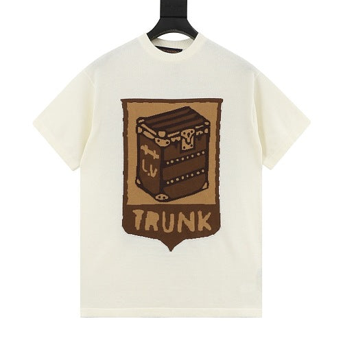 Louis Vuitton SS26 Treasure Trunk Jacquard Knit T-Shirt