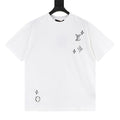 Louis Vuitton SS26 Monogram Print Dual-Placement LV Logo Embroidered T-Shirt