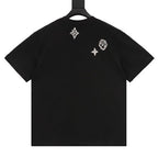 Louis Vuitton SS26 Monogram Print Dual-Placement LV Logo Embroidered T-Shirt