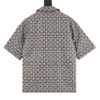 Louis Vuitton SS26 Monogram Check Short Sleeve Shirt