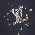 Louis Vuitton SS26 Origami Crane Embroidered T-Shirt