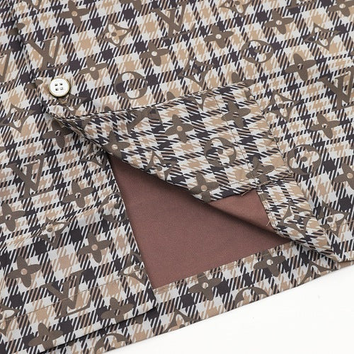 Louis Vuitton SS26 Monogram Check Short Sleeve Shirt