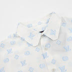 Louis Vuitton 25SS Monogram Jacquard All-Over Print Short Sleeve Shirt