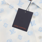 Louis Vuitton 25SS Monogram Jacquard All-Over Print Short Sleeve Shirt
