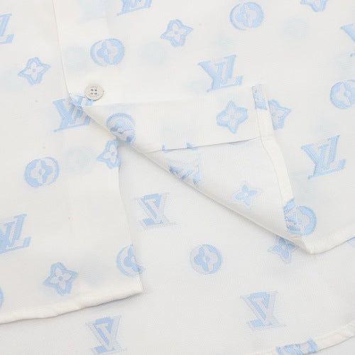 Louis Vuitton 25SS Monogram Jacquard All-Over Print Short Sleeve Shirt