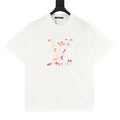 Louis Vuitton 26SS Cherry Blossom Embroidered LV Logo Short Sleeve T-Shirt