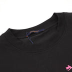 Louis Vuitton 26SS Cherry Blossom Embroidered LV Logo Short Sleeve T-Shirt