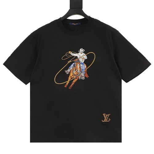 Louis Vuitton 26SS Western Cowboy Short Sleeve T-Shirt