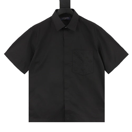 Louis Vuitton 26SS Monogram Embossed Pocket Short-Sleeve Shirt