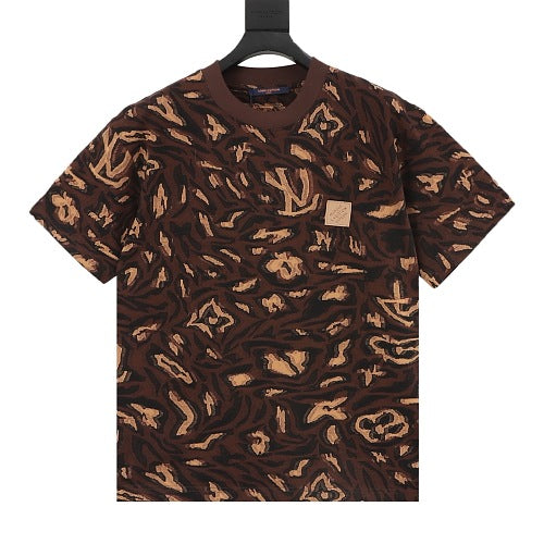 Louis Vuitton 26SS Distorted Monogram Jacquard Short Sleeve Shirt