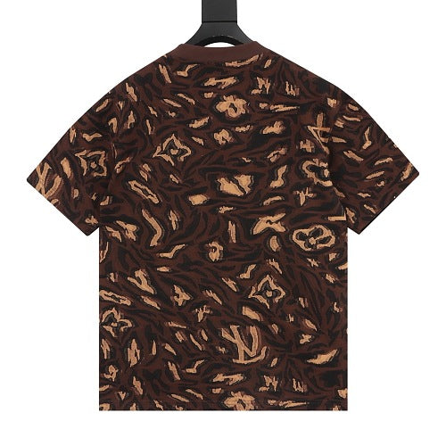 Louis Vuitton 26SS Distorted Monogram Jacquard Short Sleeve Shirt