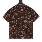 Louis Vuitton 26SS Distorted Monogram Jacquard Short Sleeve Shirt
