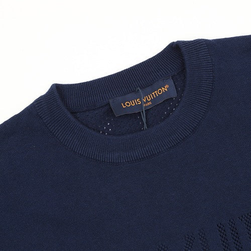 Louis Vuitton 26SS Openwork Monogram Jacquard Knit T-Shirt