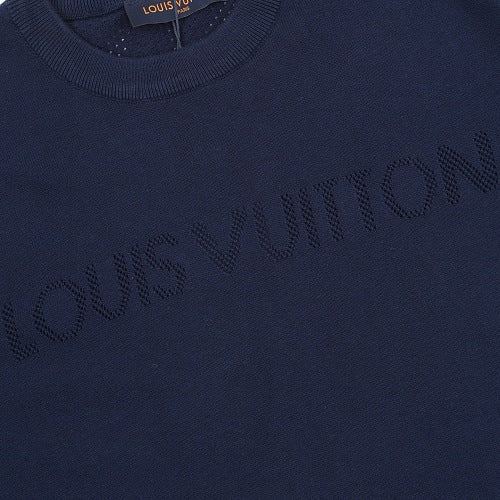 Louis Vuitton 26SS Openwork Monogram Jacquard Knit T-Shirt