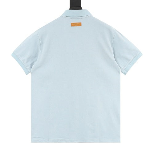 Louis Vuitton SS26 Contrast Stripe Polo Shirt