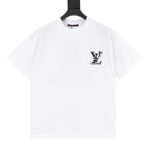 Louis Vuitton 26SS Front & Back LV Logo Embroidered T-Shirt