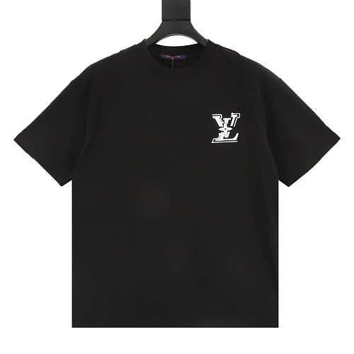 Louis Vuitton 26SS Front & Back LV Logo Embroidered T-Shirt