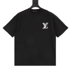 Louis Vuitton 26SS Front & Back LV Logo Embroidered T-Shirt