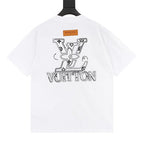 Louis Vuitton 26SS Front & Back LV Logo Embroidered T-Shirt