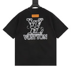 Louis Vuitton 26SS Front & Back LV Logo Embroidered T-Shirt