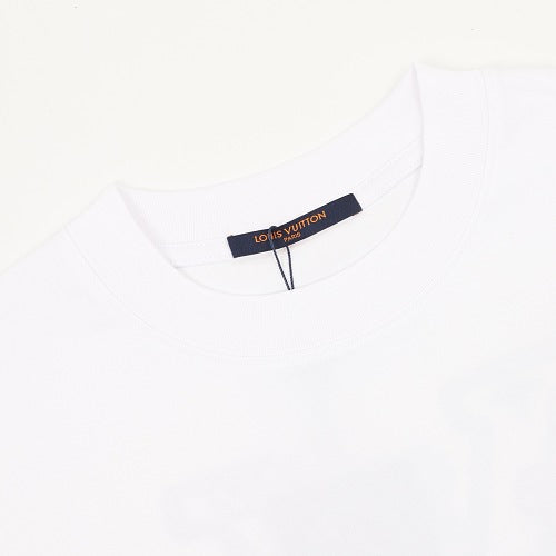 Louis Vuitton 26SS Front & Back LV Logo Embroidered T-Shirt