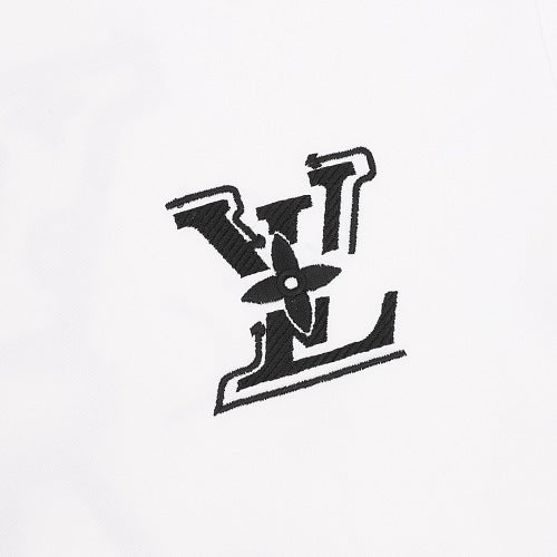 Louis Vuitton 26SS Front & Back LV Logo Embroidered T-Shirt