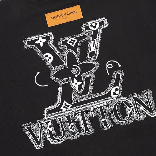 Louis Vuitton 26SS Front & Back LV Logo Embroidered T-Shirt