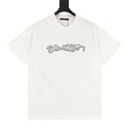 Louis Vuitton SS26 Handwritten LV Rhinestone Signature T-Shirt