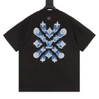 Louis Vuitton SS26 Ice Blue Crystal 3D LV T-Shirt