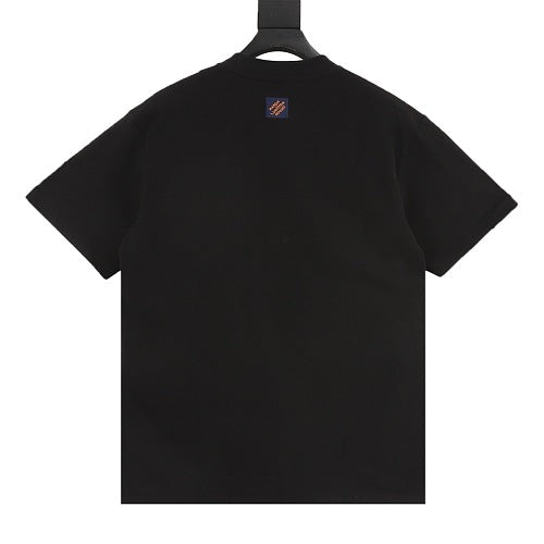 Louis Vuitton SS26 Handwritten LV Rhinestone Signature T-Shirt