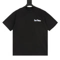 Louis Vuitton SS26 Blue & White Graffiti Logo Front & Back Print T-Shirt