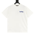 Louis Vuitton SS26 Blue & White Graffiti Logo Front & Back Print T-Shirt