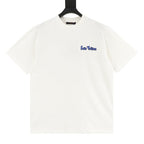 Louis Vuitton SS26 Blue & White Graffiti Logo Front & Back Print T-Shirt