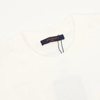 Louis Vuitton SS26 Blue & White Graffiti Logo Front & Back Print T-Shirt