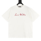 Louis Vuitton SS26 Multi-Layer LV Lettering Pink T-Shirt