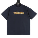 Louis Vuitton SS26 Gold Sequin Handwritten Lettering Embroidered T-Shirt
