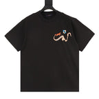 Louis Vuitton SS26 Vintage Fox Ribbon Badge Embroidered T-Shirt