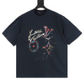 Louis Vuitton SS26 Oil Splash Handwritten Signature Embossed T-Shirt