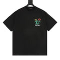 Louis Vuitton Graffiti Floral Print Short Sleeve T-Shirt